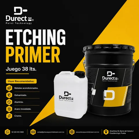 Kit de Etching Primer Durect SM, juego de 38 litros.
